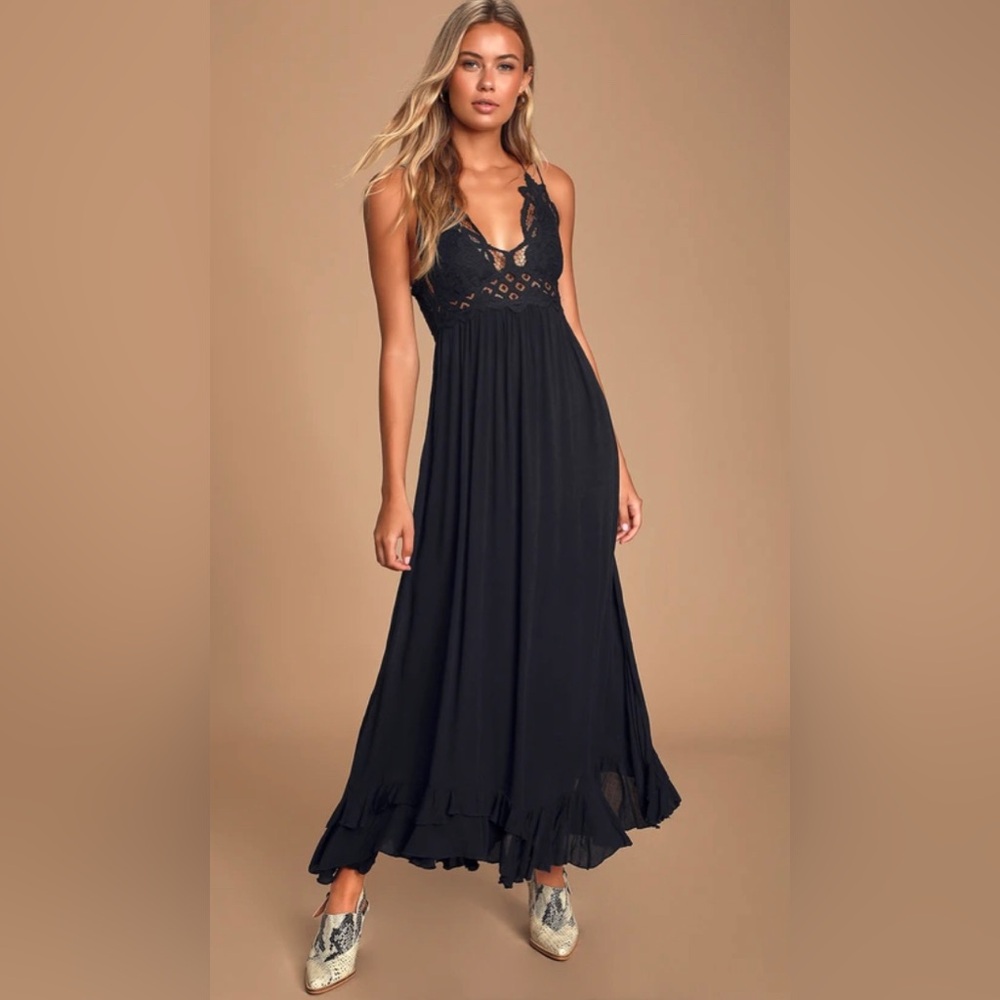 NWOT Free people one Adella maxi dress